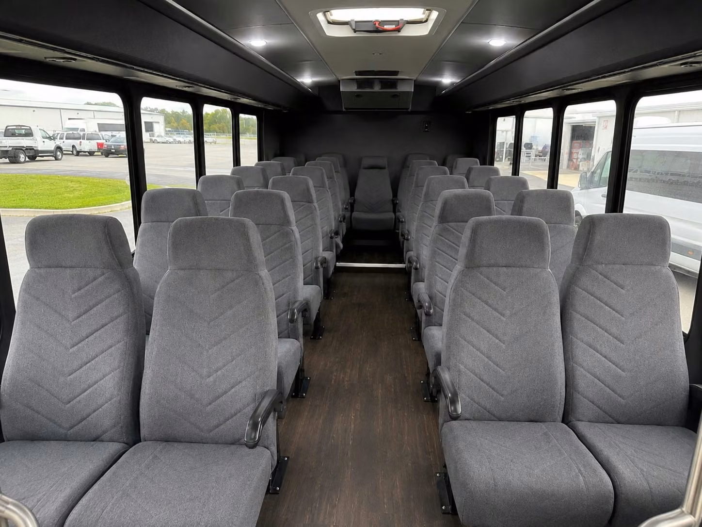 20 passenger minibus interior
