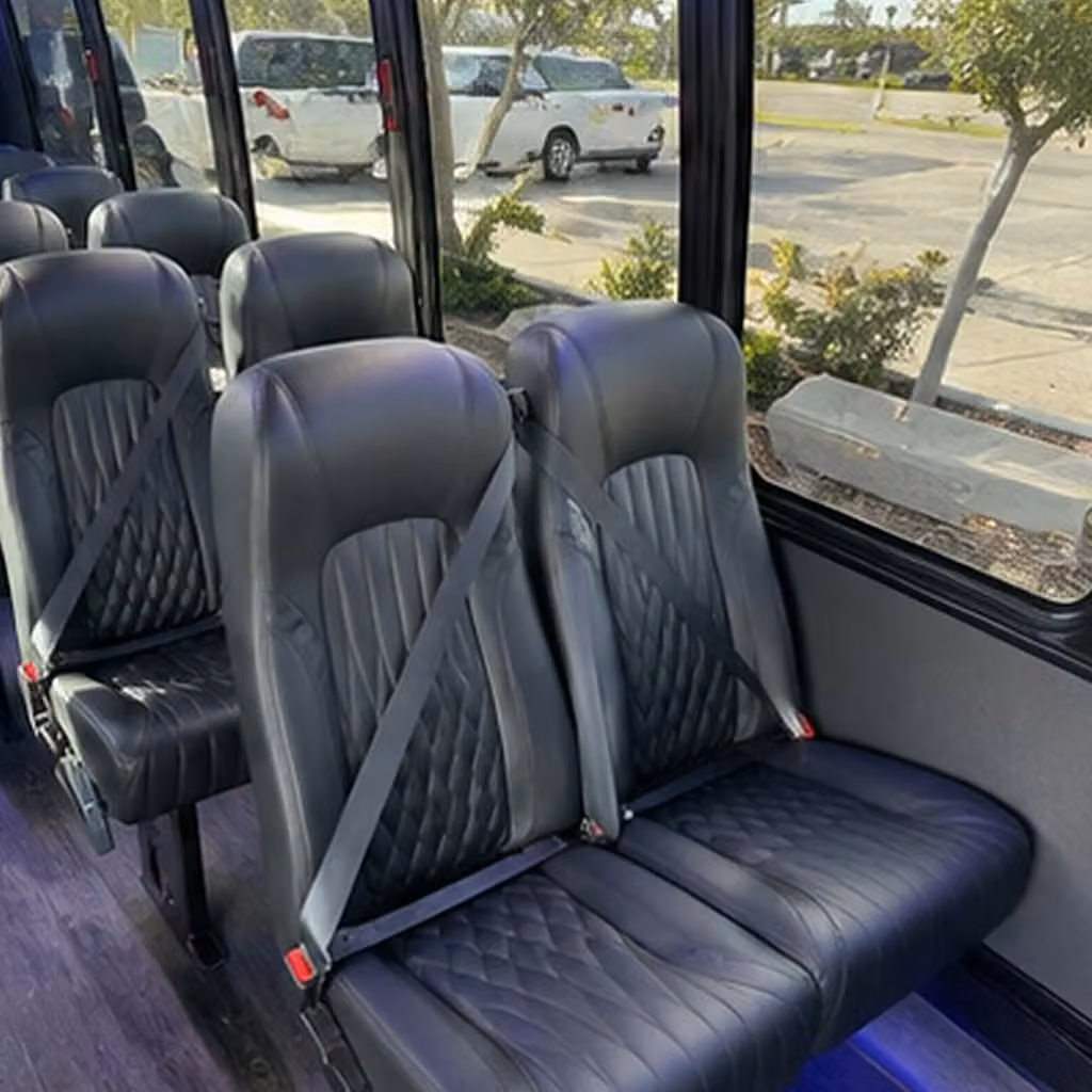 30 passenger minibus inside