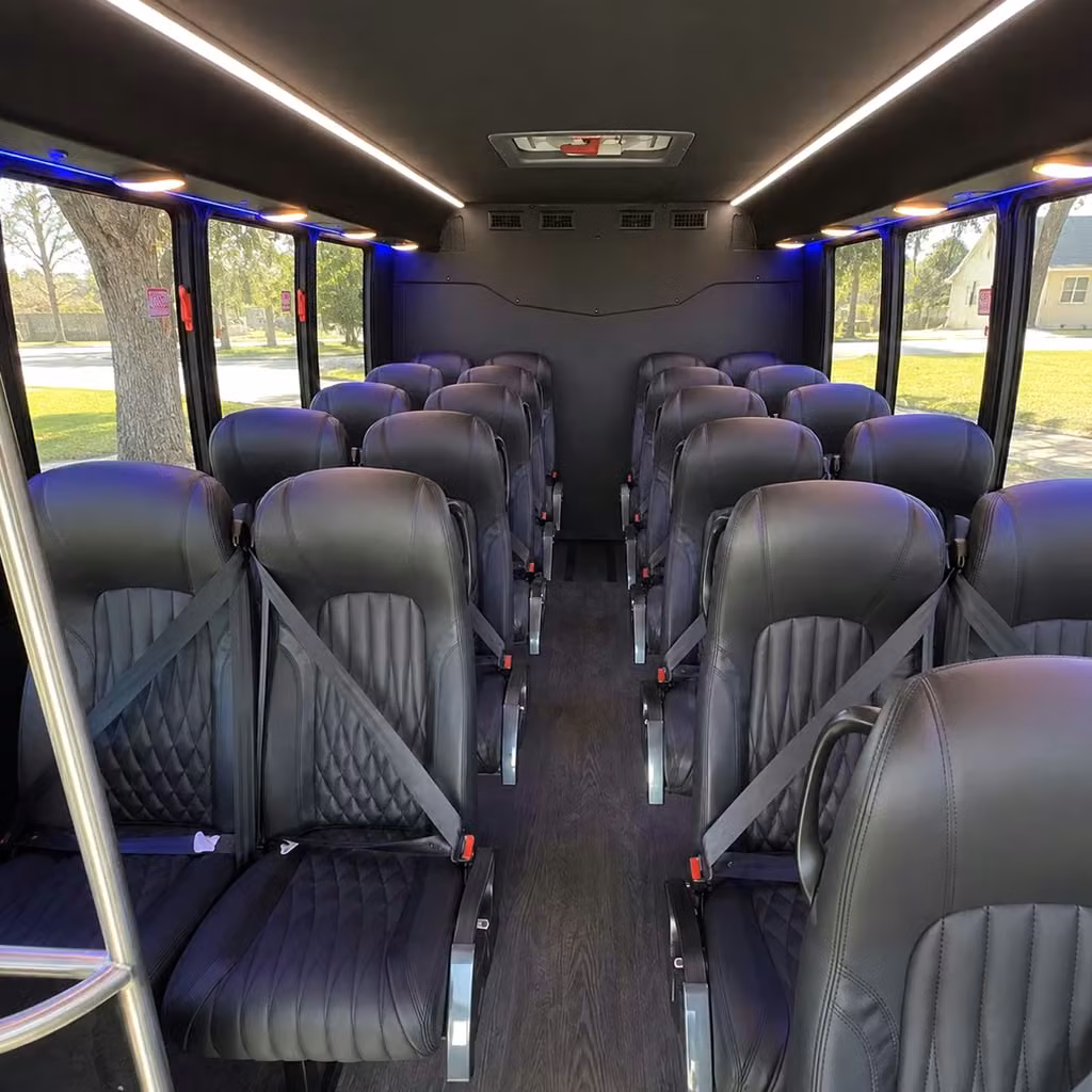 30 passenger minibus interior