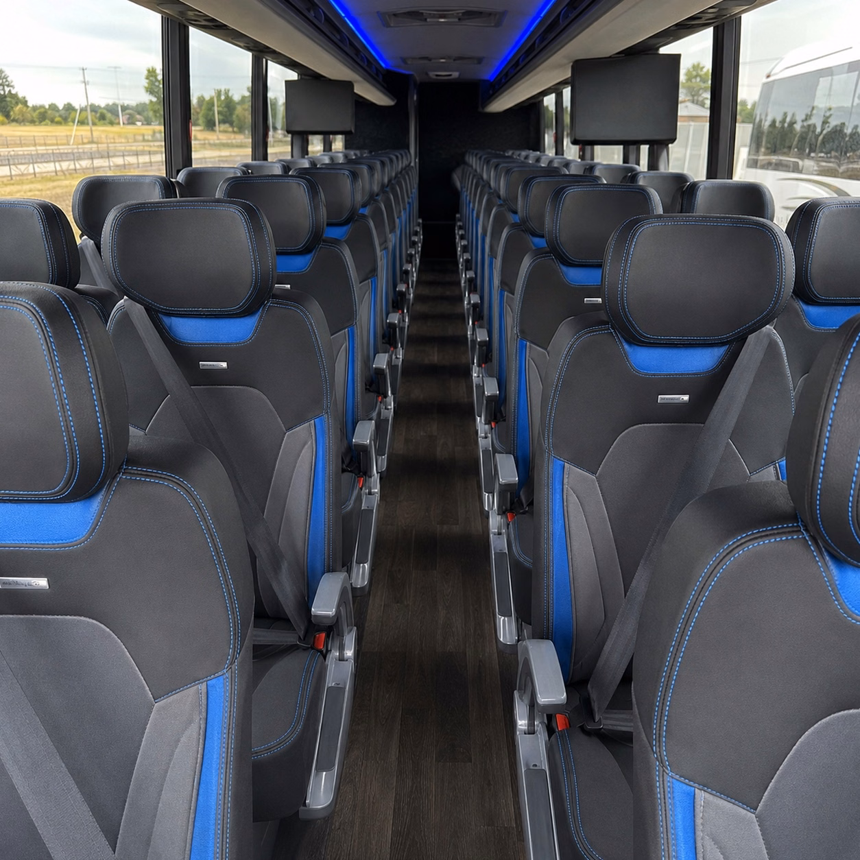 virginia beach charter bus rental inside